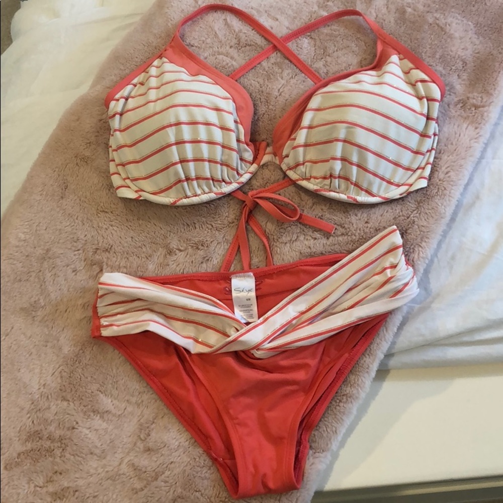 Skye crossback two piece bikini